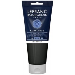 Lefranc Bourgeois - Peinture acrylique fine - 200ml - Noir de mars