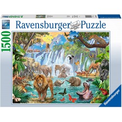 Ravensburger - Puzzle 1500 pièces - Cascade dans la jungle