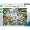 Ravensburger - Puzzle 1500 pièces - Cascade dans la jungle