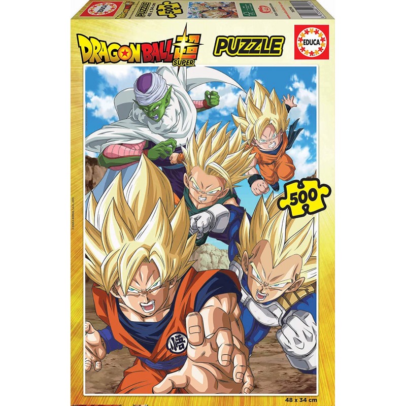 Educa - Puzzle 500 pièces - Dragon ball Z super