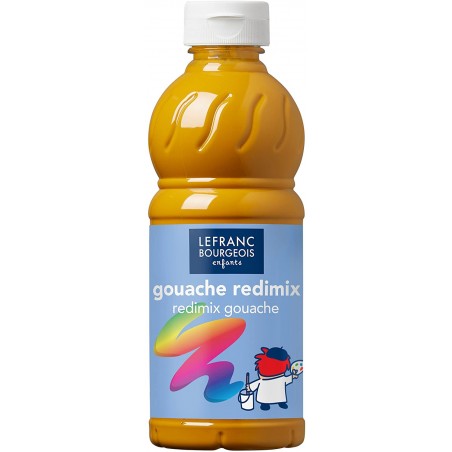 Colart - Pot de gouache liquide - 500 ml - Ocre jaune