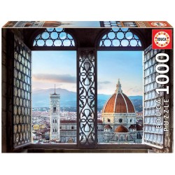 Educa - Puzzle 1000 pièces - Vue sur Florence