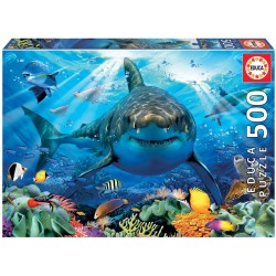 Educa - Puzzle 500 pièces - Grand requin blanc
