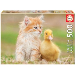 Educa - Puzzle 500 pièces - Adorables amis chatons