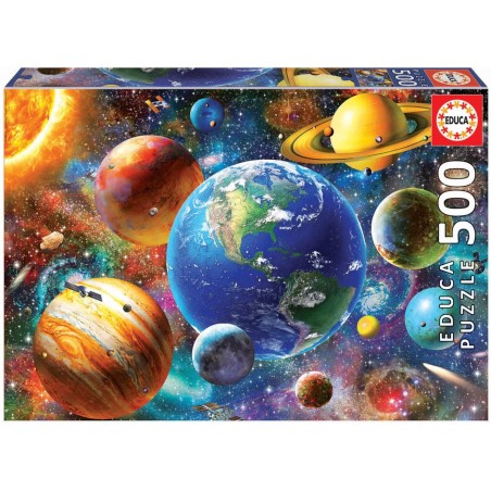 Educa - Puzzle 500 pièces - Système solaire