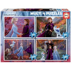 Educa - Puzzle 50, 80, 100 et 150 pièces - La Reine des Neiges