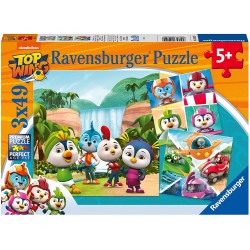 Ravensburger - Puzzles 3x49 pièces - Emotions fortes en équipe - Top Wing