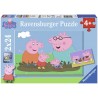 Ravensburger - Puzzles 2x24 pièces - La vie de famille - Peppa Pig