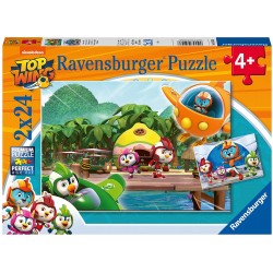 Ravensburger - Puzzles 2x24 pièces - Mission accomplie - Top Wing