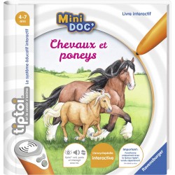 Ravensburger - Livre interactif tiptoi Mini Doc' - Les chevaux et poneys