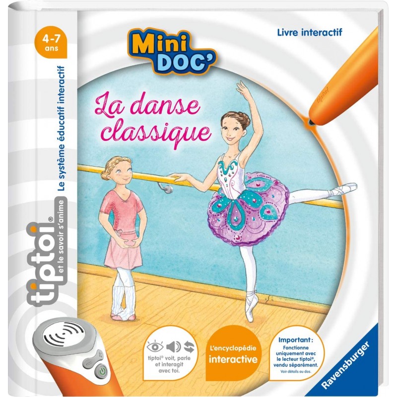 Ravensburger - Livre interactif tiptoi Mini Doc' - La danse classique