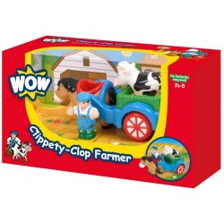 Jouet Premier Age Cow Boy Cheval et Vache Wow Toy