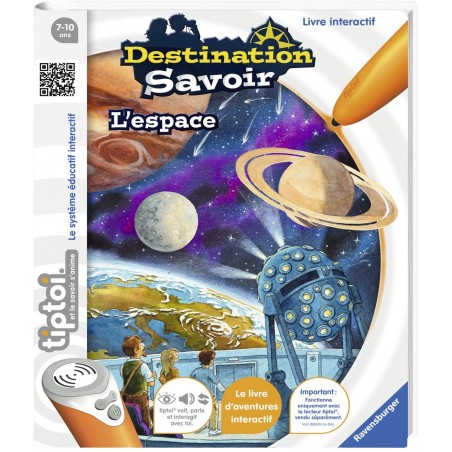 Ravensburger - Livre d'aventure interactif tiptoi - Destination savoir L'espace
