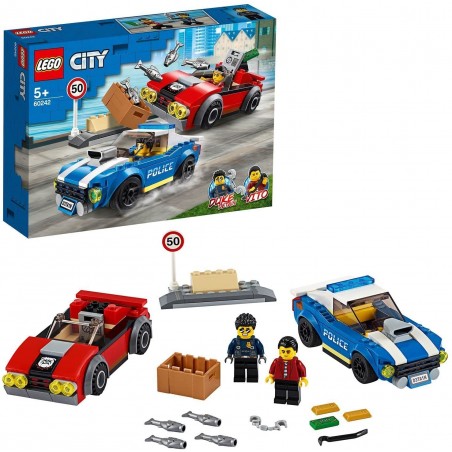 Lego - 60242 - City - La course poursuite sur l'autoroute