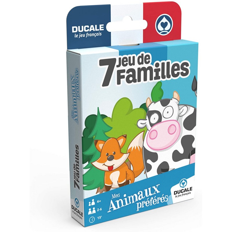 Jeu de société - Jeu de 7 familles - Mes animaux préférés