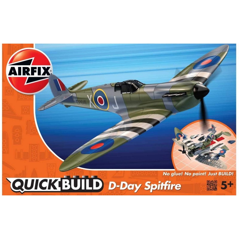Airfix - Maquette d'avion - Quick Build - Spitfire D-Day