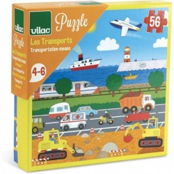 Vilac - Puzzle 56 pièces - Transports