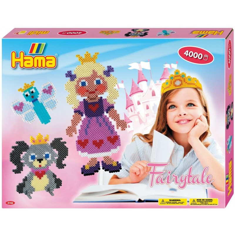 Hama - Perles - 3146 - Taille Midi - Boite cadeau Fairy tale