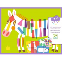 Djeco - DJ09046 - Stickers des petits - Les grands animaux