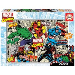 Educa - Puzzle 1000 pièces - Marvel comics