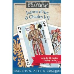 Jeu de société - Jeu de 54 cartes - Jeanne d'Arc et Charles VII