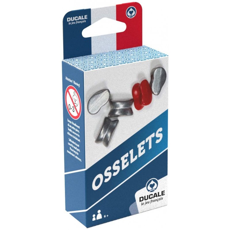 Jeu de société - Ducale - Jeu de 5 osselets en métal