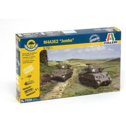 Italeri - I7520 - Maquette - Chars d'assaut - M4A3E2 Jumbo - Echelle 1:72