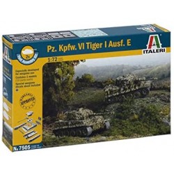 Italeri - I7505 - Maquette - Chars d'assaut - Tiger I Ausf E - Echelle 1:72