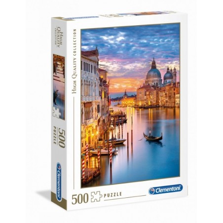 Clementoni - Puzzle 500 pièces - Venise en lumières