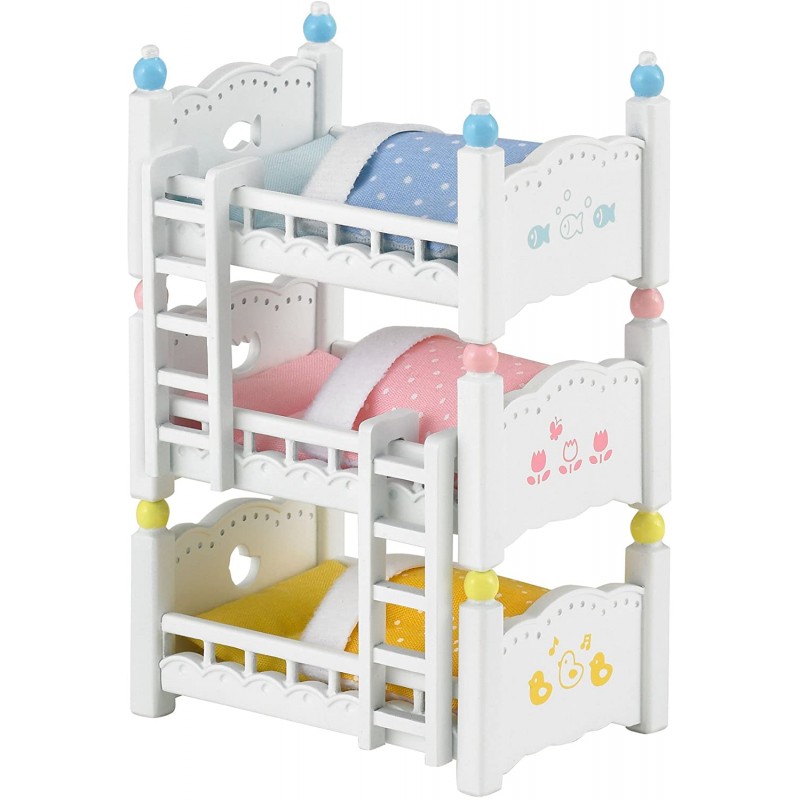 Sylvanian Families - 4448 - Les lits superposés à 3 couchettes