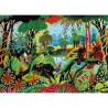 Michèle Wilson - Puzzle d'art en bois - 650 pièces - Perruche et Amazone - Alain Thomas