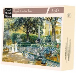 Michèle Wilson - Puzzle d'art en bois - 350 pièces - Les jardins de l'Alcazar