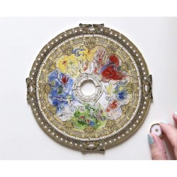 Michèle Wilson - Puzzle d'art en bois - 80 pièces - Plafond de L Opéra de Paris - Chagall