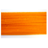 Graine créative - 20 brins de fil chenille 6mm - Orange - 30 cm