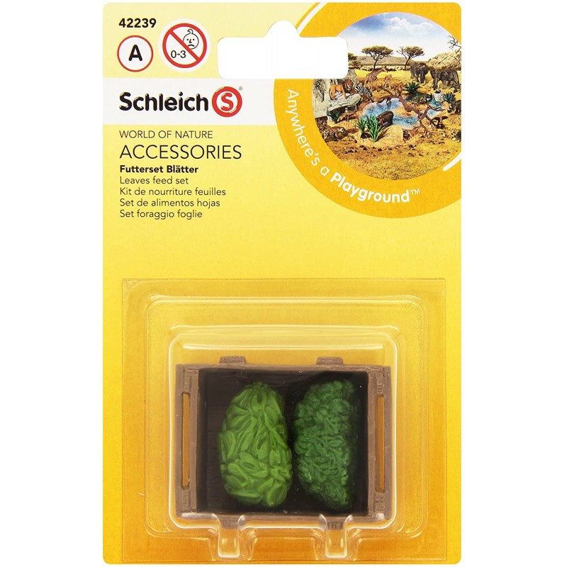 Schleich - 42239 - Kit De Nourriture Feuilles