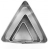 Graine Créative - Loisirs créatifs - Sachet de 3 emporte pièces en acier inox - Triangles