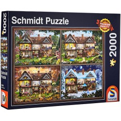 Schmidt - Puzzle 2000 pièces - Maison des 4 saisons
