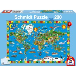 Schmidt - Puzzle 200 pièces - Ta petite terre