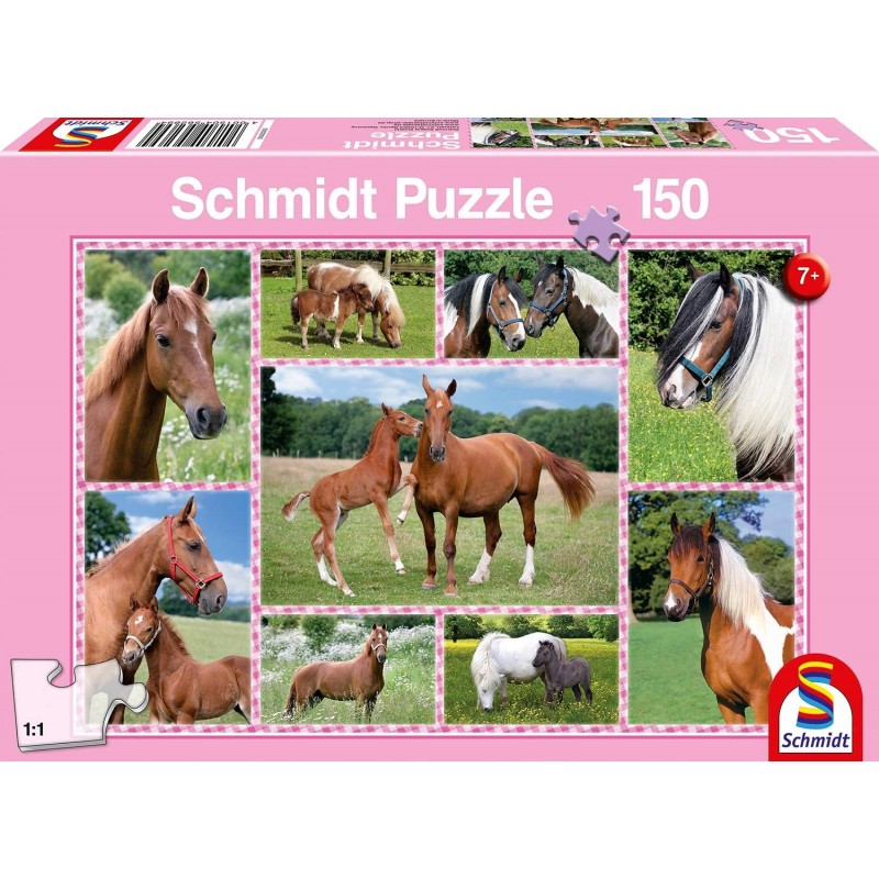 Schmidt - Puzzle 150 pièces - Rêves de chevaux