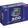 Tactic - Jeu de société - Poker - Mallette en métal de 200 Jetons ProPoker