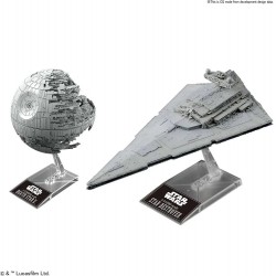 Revell - 1207 - Bandai - Bandai death star II et imperial star destr.