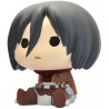 Plastoy - Figurine - 80075 - Attaque des Titans - Tirelire Chibi - Mikasa