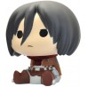 Plastoy - Figurine - 80075 - Attaque des Titans - Tirelire Chibi - Mikasa