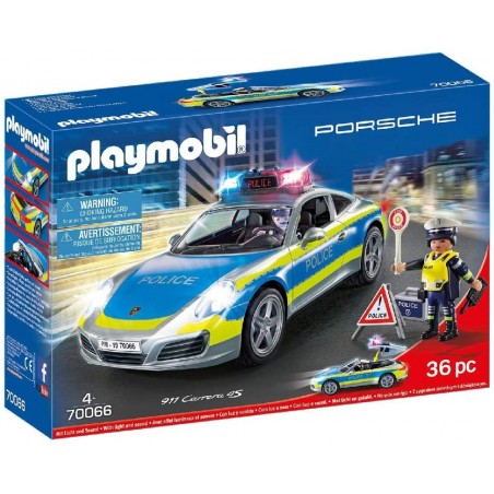 Playmobil - 70066 - Porsche - Porsche 911 Carrera 4S Police
