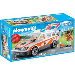 Playmobil - 70050 - Family Fun - Voiture et ambulancier