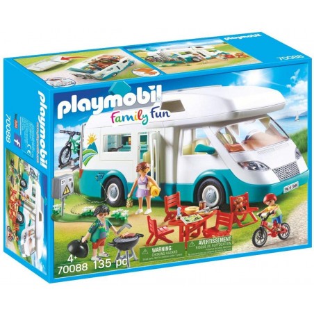 Playmobil - 70088 - Le camping - Famille et camping-car