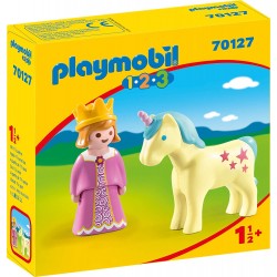 Playmobil - 70127 - 1.2.3 - Princesse avec licorne