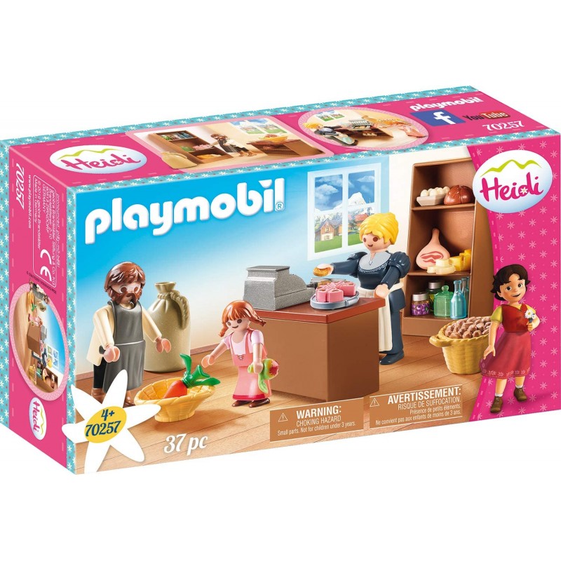 Playmobil - 70257 - Heidi - Epicerie de la famille Keller