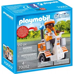 Playmobil - 70052 - City Life - Secouriste et gyropode