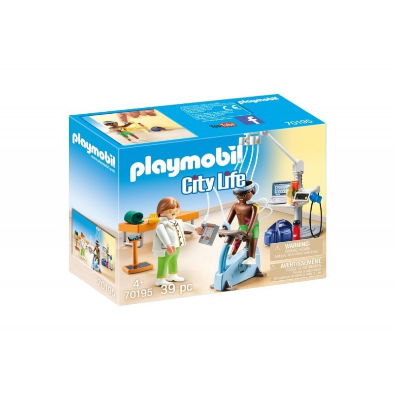 Playmobil - 70195 - City Life - Cabinet de kinésithérapeute